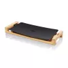 Placa de cozinha Princess 103026 Table Chef Pure Black Aluminium Bamboo preto 220W