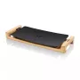Placa de cozinha Princess 103026 Table Chef Pure Black Aluminium Bamboo preto 220W