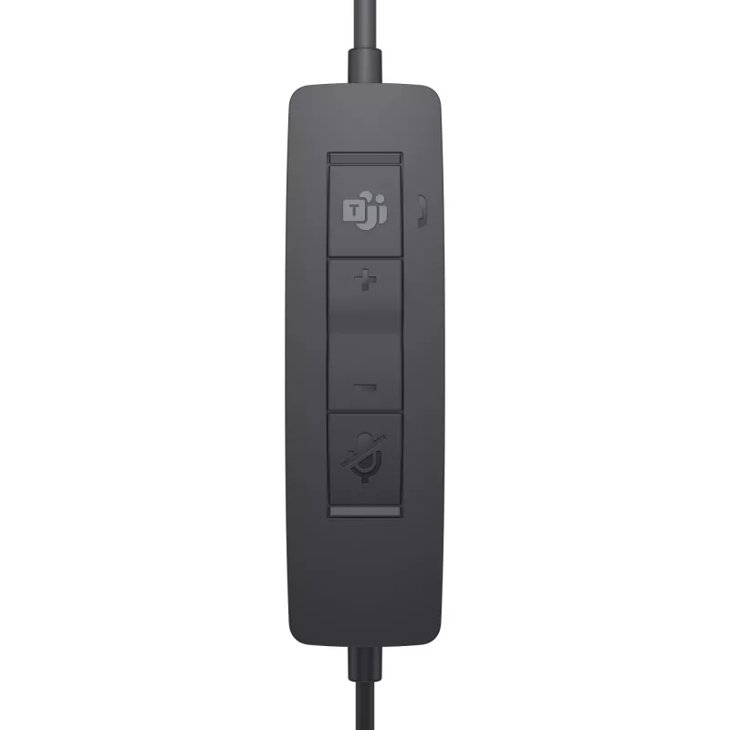 DELL Pro headset estéreo - WH3022, com fios, escritório/call center, 96 g, headset, preto