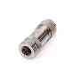 Digitus CAT 6A M12 X-coded Tomada (Female), IP67, montagem em campo