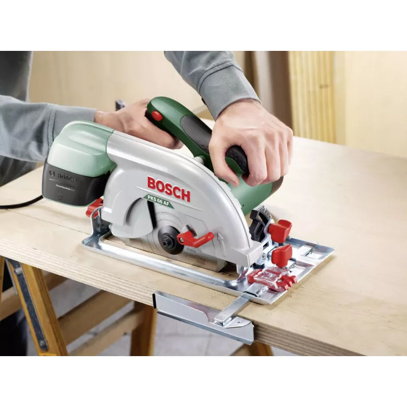 Bosch PKS 66 AF 19 cm verde, vermelho, prateado 5000 RPM 1600 W
