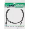 InLine Cabo de rede fino redondo U/FTP Cat.6A preto 3m