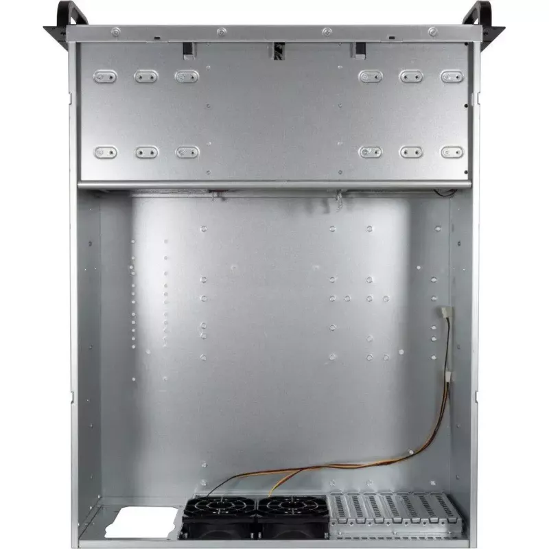 Caixa de servidor Inter-Tech 4U 40255 Rack Preto, Cinzento
