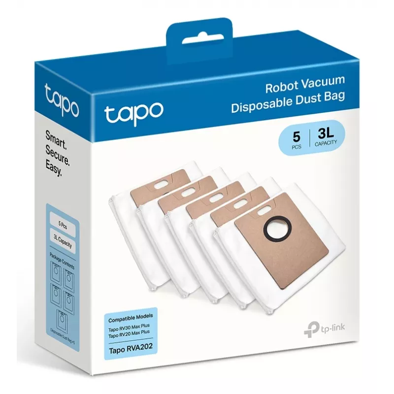 TP-Link Tapo RVA202 Sacos de pó para robô aspirador