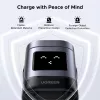 Carregador UGREEN 45775 — carregador rápido CA sem fios para interiores, universal, 1× USB-C, preto/cinzento