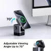 Carregador UGREEN 45775 — carregador rápido CA sem fios para interiores, universal, 1× USB-C, preto/cinzento