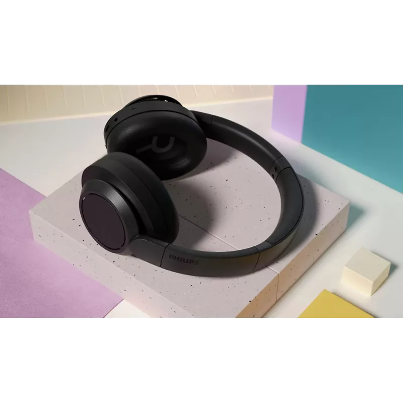 Philips 6000 series TAH6509BK/00 Auscultadores/Headset sem fios com arco de cabeça para chamadas/música/desporto/dia a dia Bluetooth preto