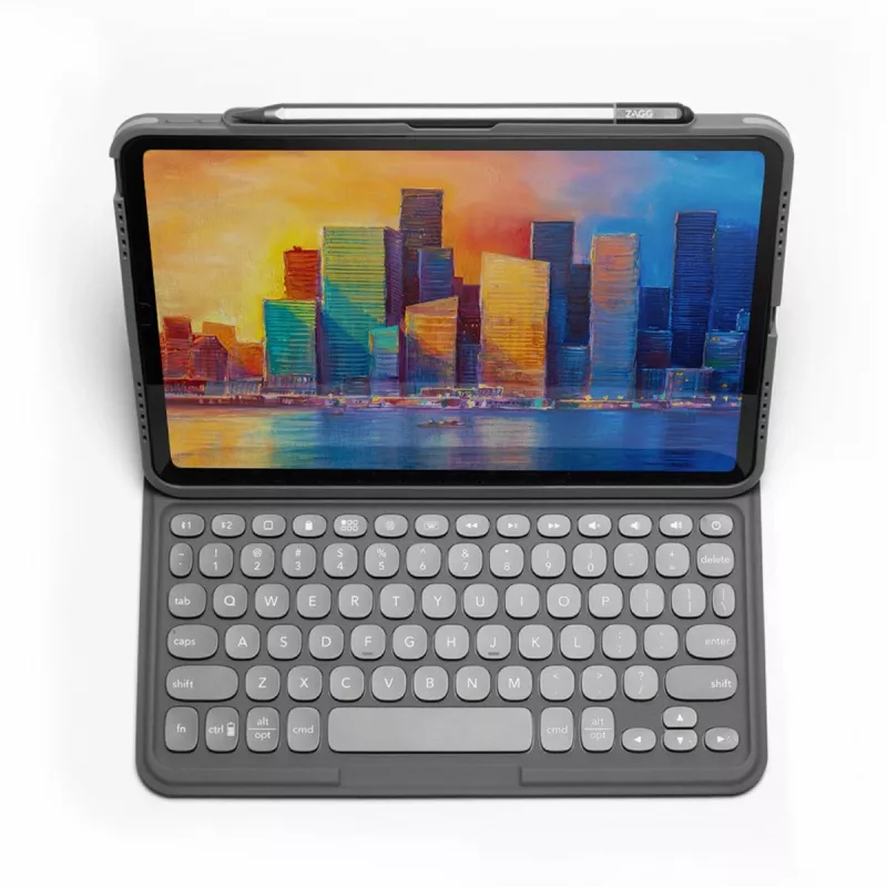 ZAGG Pro Keys Teclado para Apple iPad Pro 11 (M4/M5), Charcoal, disposição UK