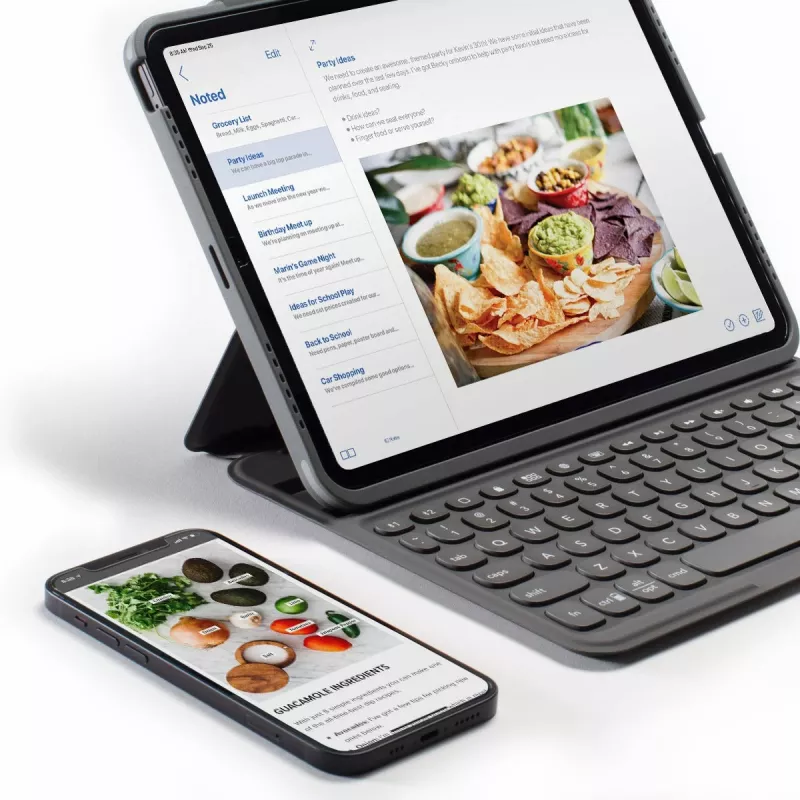 ZAGG Pro Keys Teclado para Apple iPad Pro 11 (M4/M5), Charcoal, disposição UK