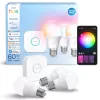 Kit de iluminação inteligente Philips Hue White and Colour Ambience Essential – 3 lâmpadas inteligentes E27, 806 lm, 8 W, Bluetooth/Zigbee