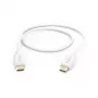 Cabo USB Hama 00201590 USB 2.0 1 m USB C branco