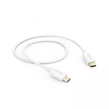 Cabo USB Hama 00201590 USB 2.0 1 m USB C branco
