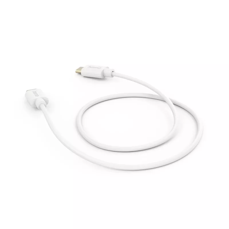Cabo USB Hama 00201590 USB 2.0 1 m USB C branco