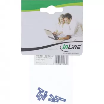 Jumper InLine com aba, 10 unidades, para placas de PC/servidor vintage e placas de interface