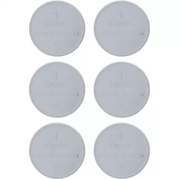 Pilha botão InLine CR2025 3V Lítio pack de 6