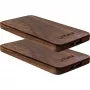 InLine 01478D powerbank USB 5000 mAh madeira de nogueira, visor LED, pack de 2