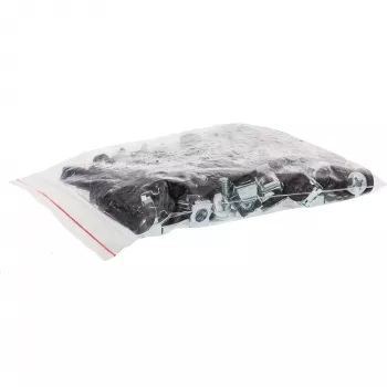 Conjunto de porcas gaiola InLine M6 50 porcas gaiola + 50 anilhas + 50 parafusos