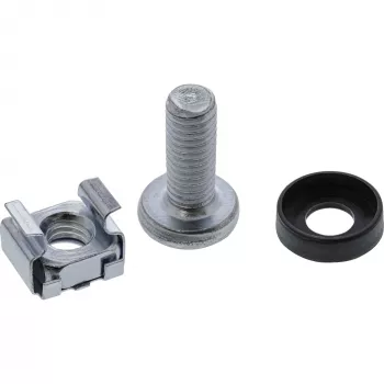 Conjunto de porcas gaiola M6 InLine 01950C 100 porcas gaiola 100 anilhas 100 parafusos