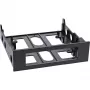 Moldura InLine 03700B moldura de encaixe para disquetes com parafusos, preto