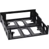 Moldura InLine 03700B moldura de encaixe para disquetes com parafusos, preto