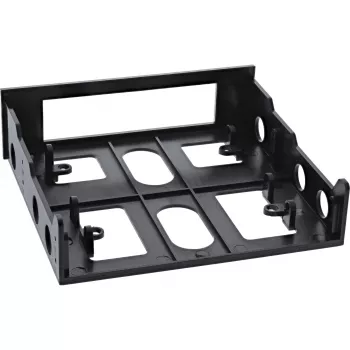 Moldura InLine 03700B moldura de encaixe para disquetes com parafusos, preto
