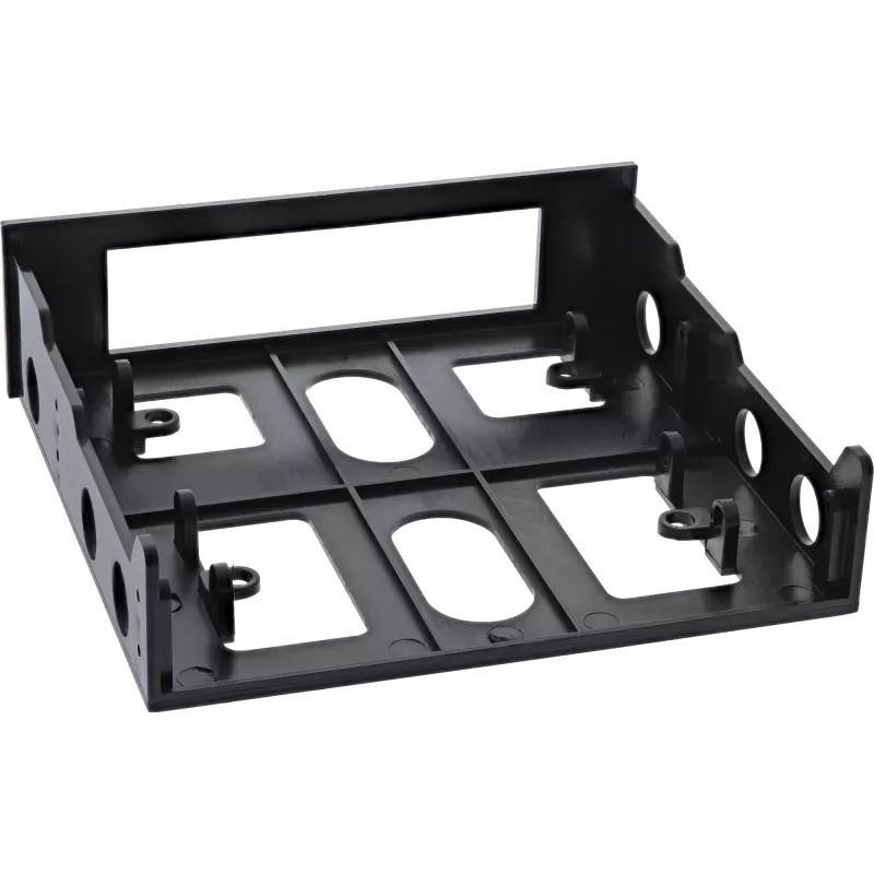 Moldura InLine 03700B moldura de encaixe para disquetes com parafusos, preto
