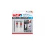 Croché universal TESA 77775 exterior branco 2 unid.