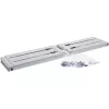 InLine 19 inch rack dobrável, 2HE, 24-40 cm de profundidade, cinzento