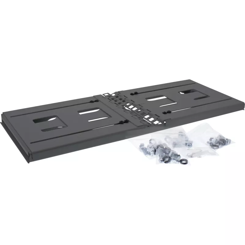 Rack dobrável InLine 19 polegadas, 4U, profundidade 24-40 cm, preto