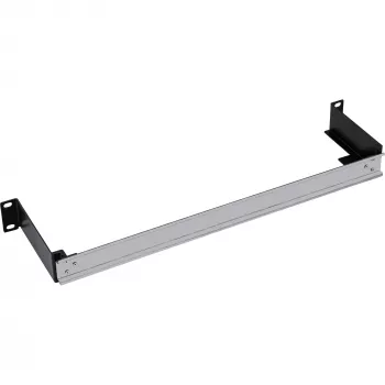Painel para calha DIN InLine 19106C 1U horizontal vertical aço preto cinzento