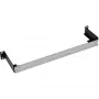 Painel para calha DIN InLine 19106C 1U horizontal vertical aço preto cinzento