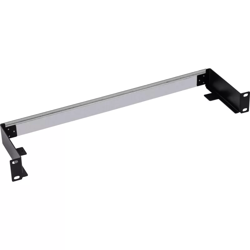 Painel para calha DIN InLine 19106C 1U horizontal vertical aço preto cinzento