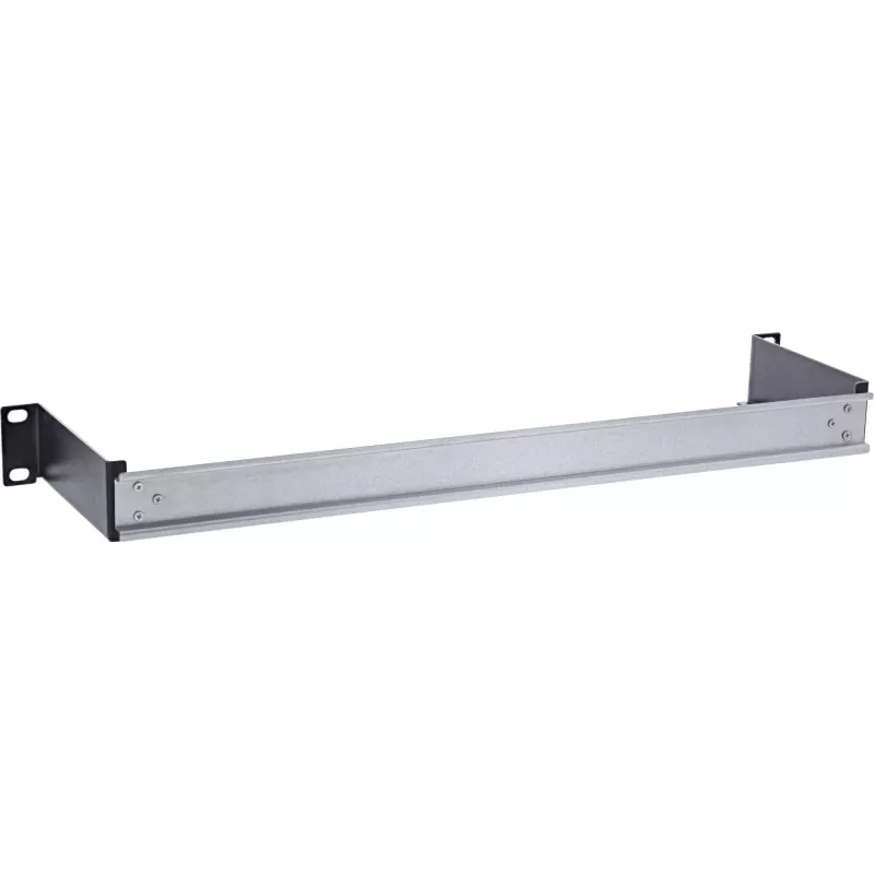 Painel para calha DIN InLine 19106C 1U horizontal vertical aço preto cinzento
