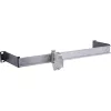 Painel para calha DIN InLine 19106C 1U horizontal vertical aço preto cinzento