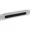 Placa de passagem de cabos InLine 10 polegadas com escova, 1U, RAL 7035 cinzento