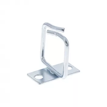 Suporte de cabos InLine, metal, zincado, 40x40mm