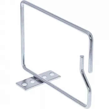 Suporte de cabos InLine, metal, zincado, abertura lado curto, 140x100mm