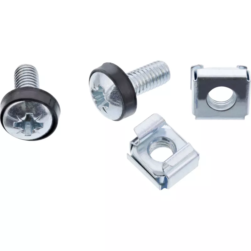 Suporte de cabos InLine 19110Q metal 40x50mm preto