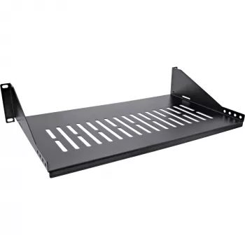 Prateleira para rack InLine 19 polegadas 250 mm 20 kg 2U RAL 9005 preto