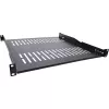 InLine prateleira 19 polegadas, 450 mm, 50 kg, 1HE, RAL 9005 preto
