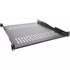 Prateleira InLine 19 polegadas, 550 mm, 50 kg, 1U, RAL 9005 preto