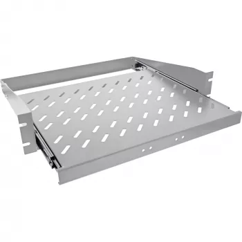 Prateleira ajustável InLine 19114J cinzento aço 350 mm de profundidade