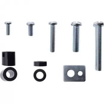 Conjunto de montagem InLine 23100A 40 unidades zinco para suporte de parede para TV