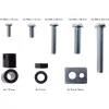 Conjunto de montagem InLine 23100A 40 unidades zinco para suporte de parede para TV
