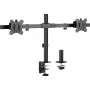 Suporte de mesa InLine para 2x ecrã LCD/LED até 81cm 32 polegadas máx. 9kg 23108E