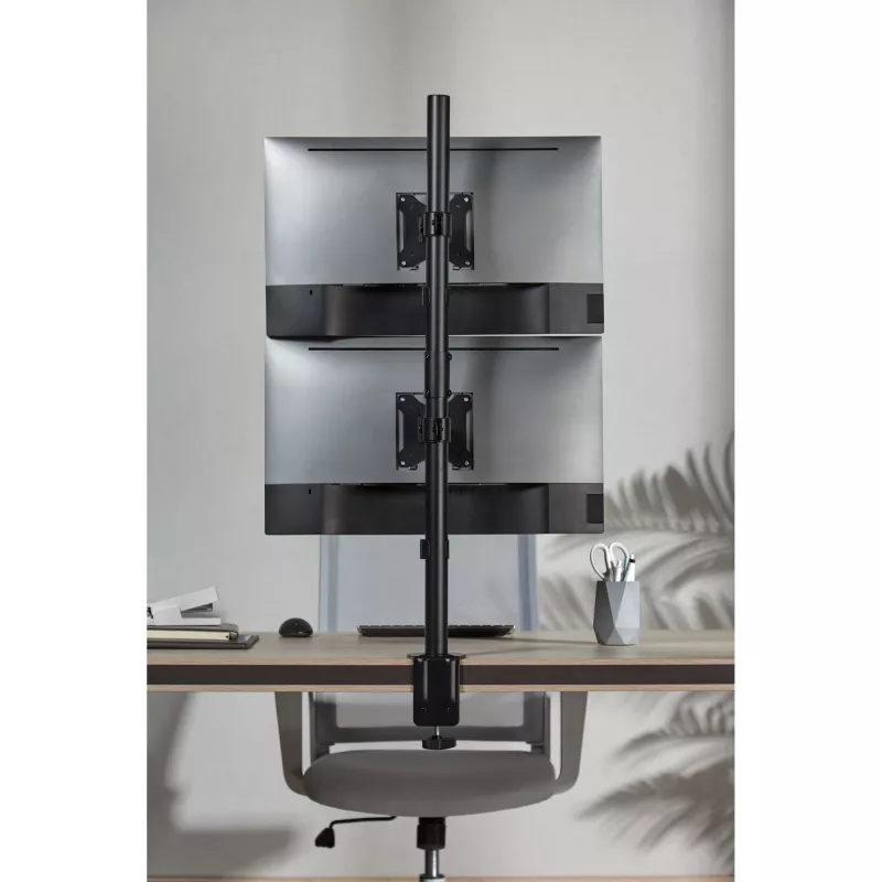 Suporte de mesa InLine para 2x TV/LED/TFT até 81cm 32 polegadas máx. 9kg
