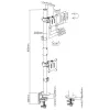 Suporte de mesa InLine para 2x TV/LED/TFT até 81cm 32 polegadas máx. 9kg