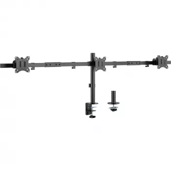 Suporte de secretária InLine para 3x TV / LED / TFT até 81cm 32 polegadas máx. 7kg