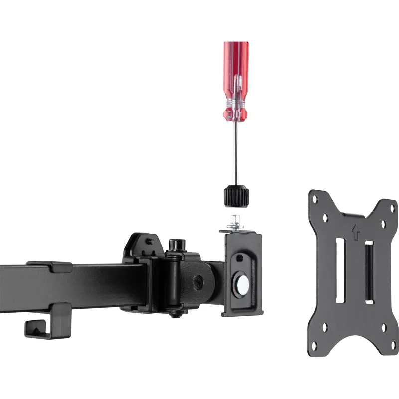 Suporte de secretária InLine para 3x TV / LED / TFT até 81cm 32 polegadas máx. 7kg