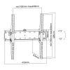 Suporte de parede InLine Basic 23113A para televisores de ecrã plano 32-55 polegadas